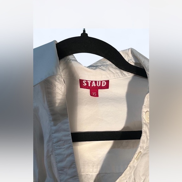 STAUD Hazel Top Size XS Sweater Button Up Corset Style Dark Academia 90s Style - Picture 10 of 13